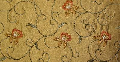 Catania Silks VINE & ROSES Camel